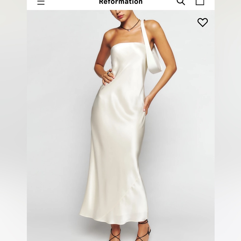 Reformation silk dress